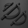Alzassbg 6 Pack Matt Black Cabinet Pulls 5 Inch128mm Hole Centers Half Moon Metal Drawer Pulls Kitchen Hardware Cabinet Handles AL3902MB