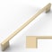 Amerdeco 10 Pack Brushed Brass Cabinet Pulls 10 Inch256MM Hole Centers Kitchen Cabinet Handles Cabinet Hardware Kitchen Handles for Cabinets Cupboard ZH0060