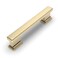 Amerdeco 10 Pack Brushed Brass Cabinet Pulls 334 Inch96mm Hole Center Gold Drawer Pulls Cabinet Hardware Kitchen Cabinet Handles for Bathroom Dresser Pulls ZH00013