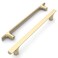 Amerdeco 10 Pack Brushed Brass Cabinet Pulls 75 Inch192MM Hole Centers Gold Kitchen Cabinet Handles Cabinet Hardware Kitchen Handles for Cabinets Cupboard Handles Drawer Pulls ZH0028