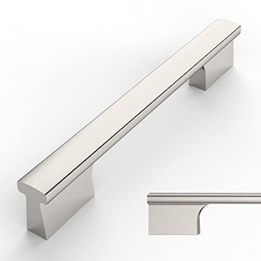 Amerdeco 10 Pack Brushed Gold Cabinet Pulls 5 Inch128MM Hole Centers Kitchen Cabinet Handles Hardware