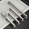 Amerdeco 10 Pack Brushed Satin Nickel Cabinet Hardware 712 Inch192mm Hole Center Kitchen Handles for Bathroom and Dresser Pulls ZH0001