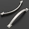 Amerdeco 10 Pack Brushed Satin Nickel Cabinet Pulls 7 Inch177mm Hole Centers Handles for Kitchen Cabinet Hardware Arch Cabinet Handles for Bathroom Dresser Drawer Handles ZH0016
