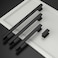 Amerdeco 10 Pack Matte Black Cabinet Hardware 334 Inch96mm Hole Center Drawer Pulls for Kitchen Bathroom Dresser ZH00013