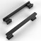 Amerdeco 10 Pack Matte Black Cabinet Pulls 5 Inch128mm Hole Centers Kitchen Cabinet Handles Cabinet Hardware Kitchen Handles for Cabinets Cupboard Handles Drawer Pulls ZH00013