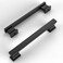 Amerdeco 10 Pack Matte Black Cabinet Pulls 5 Inch128mm Hole Centers Kitchen Cabinet Handles Cabinet Hardware Kitchen Handles for Cabinets Cupboard Handles Drawer Pulls ZH00013