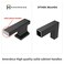 Amerdeco 10 Pack Matte Black Cabinet Pulls 5 Inch128mm Hole Centers Kitchen Cabinet Handles Cabinet Hardware Kitchen Handles for Cabinets Cupboard Handles Drawer Pulls ZH00013
