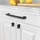 Amerdeco 10 Pack Matte Black Cabinet Pulls 7 Inch Hole Centers Kitchen Cabinet Handles Cabinet Hardware Kitchen Handles for Cabinets Cupboard Handles Drawer Pulls ZH00013