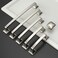 Amerdeco 10Pack Brushed Satin Nickel Cabinet Hardware 7 Inch178mm Hole Center Pulls for Bathroom Kitchen Dresser