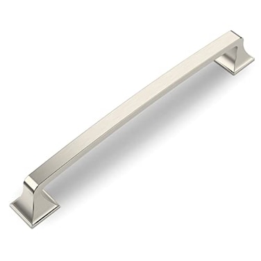Amerdeco 10Pack Brushed Satin Nickel Cabinet Hardware 7 Inch178mm Hole Center Pulls for Bathroom Kitchen Dresser