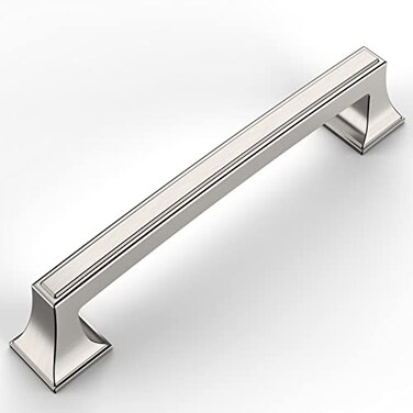 Amerdeco Brushed Nickel 20 Pack Cabinet Hardware 5 Inch Center Pulls for Kitchen and Bathroom