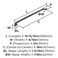 Amerock Appliance Pull Black Bronze 18 inch 457 mm Center to Center Westerly 1 Pack Drawer Pull Drawer Handle Cabinet Hardware