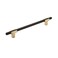 Amerock Cabinet Pull Brushed GoldMatte Black 7916 inch 192 mm Center to Center Urbanite 1 Pack Drawer Pull Drawer Handle Cabinet Hardware