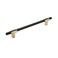 Amerock Cabinet Pull Brushed GoldMatte Black 7916 inch 192 mm Center to Center Urbanite 1 Pack Drawer Pull Drawer Handle Cabinet Hardware