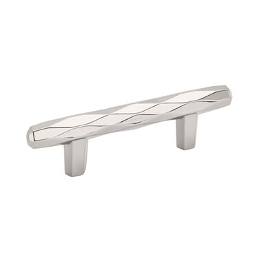 Amerock Cabinet Pull Polished Nickel 3 inch 76 mm Center to Center St Vincent 1 Pack Drawer Pull Drawer Handle Cabinet Hardware