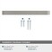 Amerock Cabinet Pull Satin Nickel 6516 inch 160 mm CentertoCenter Premise 1 Pack Drawer Pull Cabinet Handle Cabinet Hardware