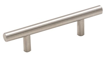 Amerock Cabinet Pull Sterling Nickel 3 inch 76 mm CentertoCenter Bar Pulls 10 Pack Drawer Pull Drawer Handle Cabinet Hardware