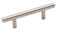 Amerock Cabinet Pull Sterling Nickel 3 inch 76 mm CentertoCenter Bar Pulls 10 Pack Drawer Pull Drawer Handle Cabinet Hardware