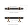 Asidrama 10 Pack 3 Inch76mm Knurled Matte Black and Champagne Bronze Kitchen Cabinet Handles Cabinet Pulls Kitchen Cabinet Hardware Cupboard Handles Drawer Pulls