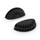 Asidrama 10 Pack 3 Inch76mm Matte Black Kitchen Cabinet Handles Bin Cup Cabinet Pulls Kitchen Cabinet Hardware for Cabinet Cup Pulls