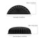 Asidrama 10 Pack 3 Inch76mm Matte Black Kitchen Cabinet Handles Bin Cup Cabinet Pulls Kitchen Cabinet Hardware for Cabinet Cup Pulls