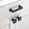 Asidrama 10 Pack 3 Inch76mm Matte Black Kitchen Cabinet Handles Cabinet Pulls Kitchen Cabinet Hardware Cupboard Handles Drawer Pulls