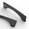 Asidrama 10 Pack 375 Inch96mm Matte Black Kitchen Cabinet Handles Cabinet Pulls Kitchen Cabinet Hardware for Cupboard Drawer Pulls