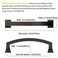 Asidrama 10 Pack 4 Inch102mm Hole Centers Kitchen Cabinet Handles Oil Rubbed Bronze Cabinet Pulls Kitchen Cabinet Hardware for Cupboard Drawer Pulls