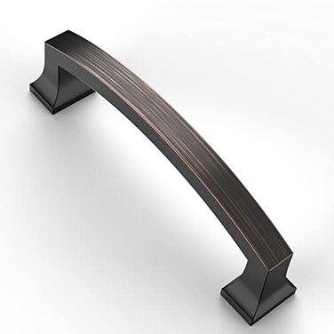Asidrama 10 Pack 4 Inch102mm Hole Centers Kitchen Cabinet Handles Oil Rubbed Bronze Cabinet Pulls Kitchen Cabinet Hardware for Cupboard Drawer Pulls