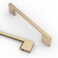 Asidrama 10 Pack 5 Inch128mm Brushed Brass Kitchen Cabinet Handles Cabinet Pulls Kitchen Cabinet Hardware for Cupboard Drawer Pulls