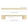 Asidrama 10 Pack 5 Inch128mm Brushed Brass Kitchen Cabinet Handles Cabinet Pulls Kitchen Cabinet Hardware for Cupboard Drawer Pulls