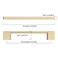 Asidrama 10 Pack 5 Inch128mm Brushed Brass Kitchen Cabinet Handles Cabinet Pulls Kitchen Cabinet Hardware for Cupboard Drawer Pulls