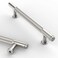 Asidrama 10 Pack 5 Inch128mm Knurled Brushed Satin Nickel Kitchen Cabinet Handles Cabinet Pulls Kitchen Cabinet Hardware Cupboard Drawer Pulls