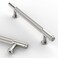 Asidrama 10 Pack 5 Inch128mm Knurled Brushed Satin Nickel Kitchen Cabinet Handles Cabinet Pulls Kitchen Cabinet Hardware Cupboard Drawer Pulls