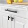 Asidrama 10 Pack 5 Inch128mm Matte Black Kitchen Cabinet Handles Cabinet Pulls Kitchen Cabinet Hardware for Cupboard Drawer Pulls