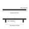 Asidrama 10 Pack 5 Inch128mm Matte Black Kitchen Cabinet Handles Cabinet Pulls Kitchen Cabinet Hardware for Cupboard Drawer Pulls