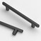 Asidrama 10 Pack 5 Inch128mm Matte Black Kitchen Cabinet Handles Cabinet Pulls Kitchen Cabinet Hardware for Cupboard Drawer Pulls