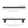 Asidrama 10 Pack 5 Inch128mm Matte Black Kitchen Cabinet Handles Cabinet Pulls Kitchen Cabinet Hardware for Cupboard Drawer Pulls