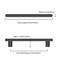 Asidrama 10 Pack 5 Inch128mm Matte Black Kitchen Cabinet Handles Cabinet Pulls Kitchen Cabinet Hardware for Cupboard Drawer Pulls