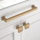 Asidrama 10 Pack 7 Inch177mm Champagne Bronze Kitchen Cabinet Handles Brushed Brass Cabinet Pulls Gold Kitchen Cabinet Hardware Cupboard Handles Drawer Pulls