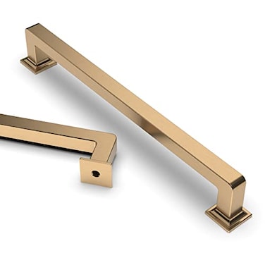Asidrama 10 Pack 7 Inch177mm Champagne Bronze Kitchen Cabinet Handles Brushed Brass Cabinet Pulls Gold Kitchen Cabinet Hardware Cupboard Handles Drawer Pulls