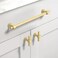 Asidrama 10 Pack 75 Inch192mm Brushed Gold Kitchen Cabinet Handles Cabinet Pulls Kitchen Cabinet Hardware for Cupboard Drawer Pulls