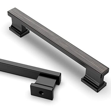 Asidrama 20 Pack 5 Inch128mm Oil Rubbed Bronze Kitchen Cabinet Handles Cabinet Pulls Kitchen Cabinet Hardware for Cupboard Drawer Pulls