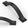 Asimerdeco 10 Pack Matte Black Cabinet Pulls 3 Inch76mm Kitchen Cabinet Handles Solid Zinc Alloy Cabinet Hardware Drawer Pulls