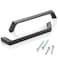 ASKANO 10 Pack 5 inch Hole Centers Matte Black Cabinet Pulls Black Cabinet Handles Black Kitchen Hardware for Cabinets ZP2210 Drawer Bedroom Dresser Bathroom Vanity Cupboard