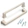 ASKANO 10 Pack 614 Inch Hole Centers Brushed Nickel Cabinet Pulls Satin Nickel Cabinet Handles Silver Kitchen Hardware for Cabinets ZP2206 Drawer Bedroom Dresser Bathroom Vanity Cupboard Closet