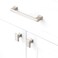 ASKANO 10 Pack 614 Inch Hole Centers Brushed Nickel Cabinet Pulls Satin Nickel Cabinet Handles Silver Kitchen Hardware for Cabinets ZP2206 Drawer Bedroom Dresser Bathroom Vanity Cupboard Closet