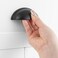 ASKANO 3 Inch Hole Centers Black Bin Cup Kitchen Cabinet Pull Handle ZP2403 Pack of 10 Solid Hardware for Drawer Dresser Bathroom Vanity Furniture Door Cupboard Bedroom 3