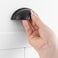 ASKANO 3 Inch Hole Centers Black Bin Cup Kitchen Cabinet Pull Handle ZP2403 Pack of 10 Solid Hardware for Drawer Dresser Bathroom Vanity Furniture Door Cupboard Bedroom 3
