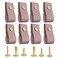 AUXBC 8PCS Pink Leather Drawer Pulls Modren Leather Pulls Handles Soft Leather Cabinet Pulls knobs Leather Furniture Pulls or Cabinet Doors Drawers Closet
